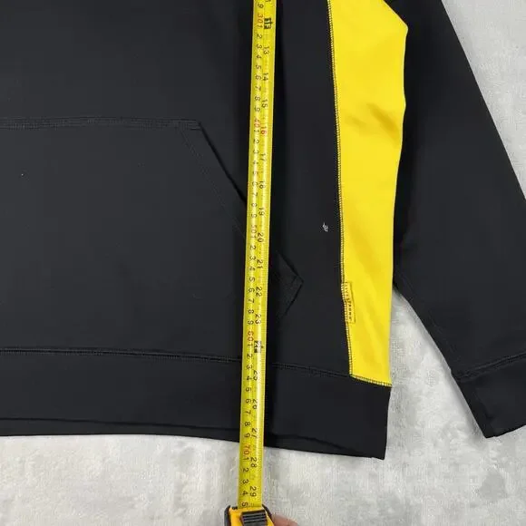 Nike Livestrong Therma Fit Hoodie Black Yellow Athletic Pullover Mens XL Running - Picture 5 of 9